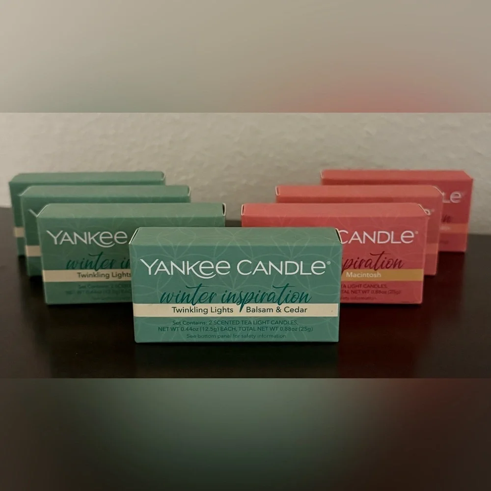 Yankee Candle Fall & Winter Tea Light Bundle | Seasonal Scent Set | 14 Total